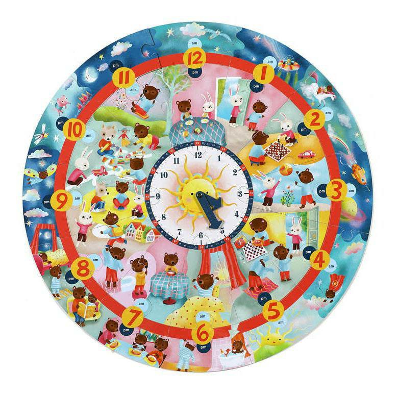 Around The Clock Puzzle – Learning Toy Games & Puzzles