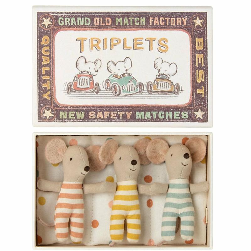 Baby Mice Triplets In A Matchbox Pretend Play