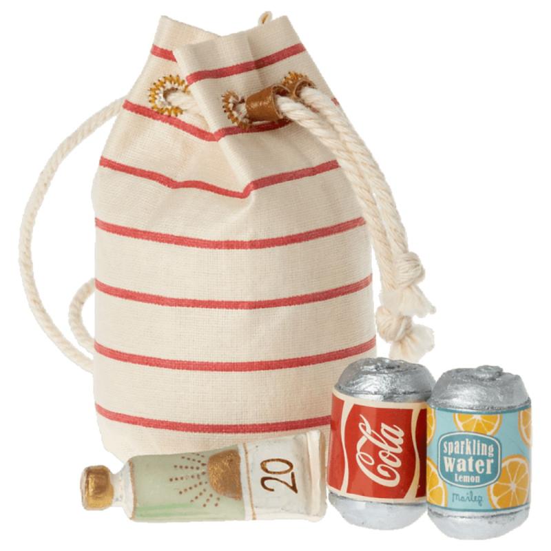 Beach Bag With Beach Essentials Dollhouse Furniture & Accessories