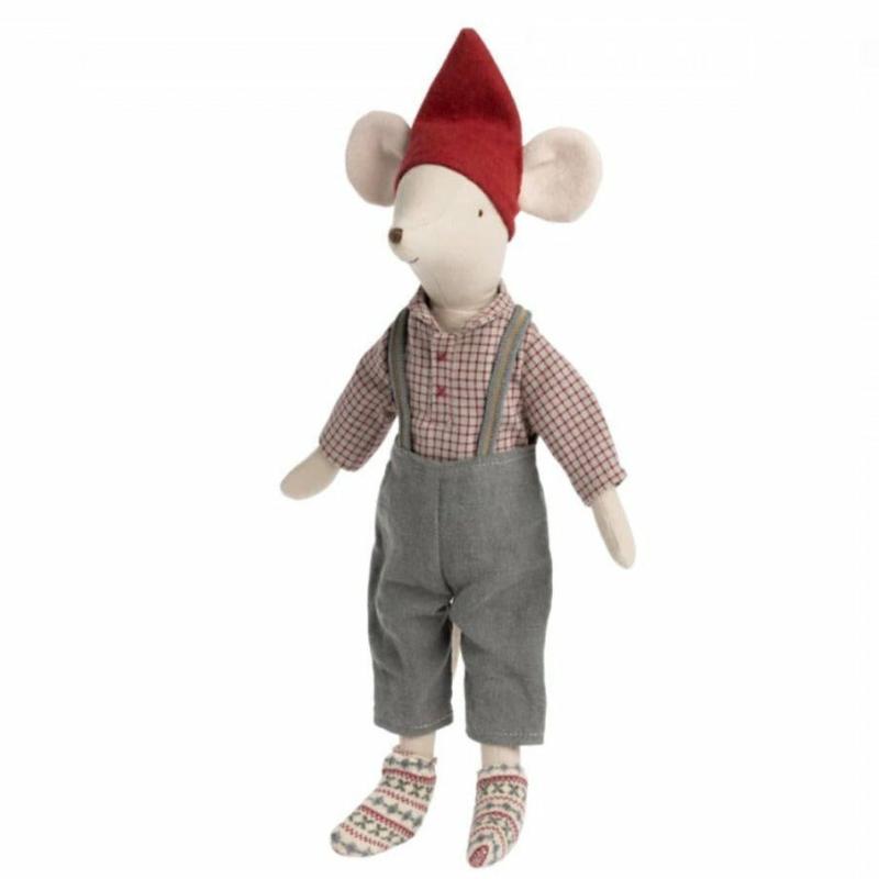 Big Brother Christmas Mouse – Medium Dolls & Dollhouses