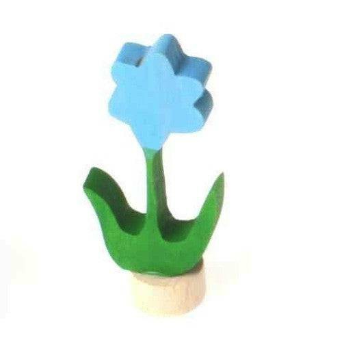 Birthday Ring Decoration – Blue Flower Summer Nature Table