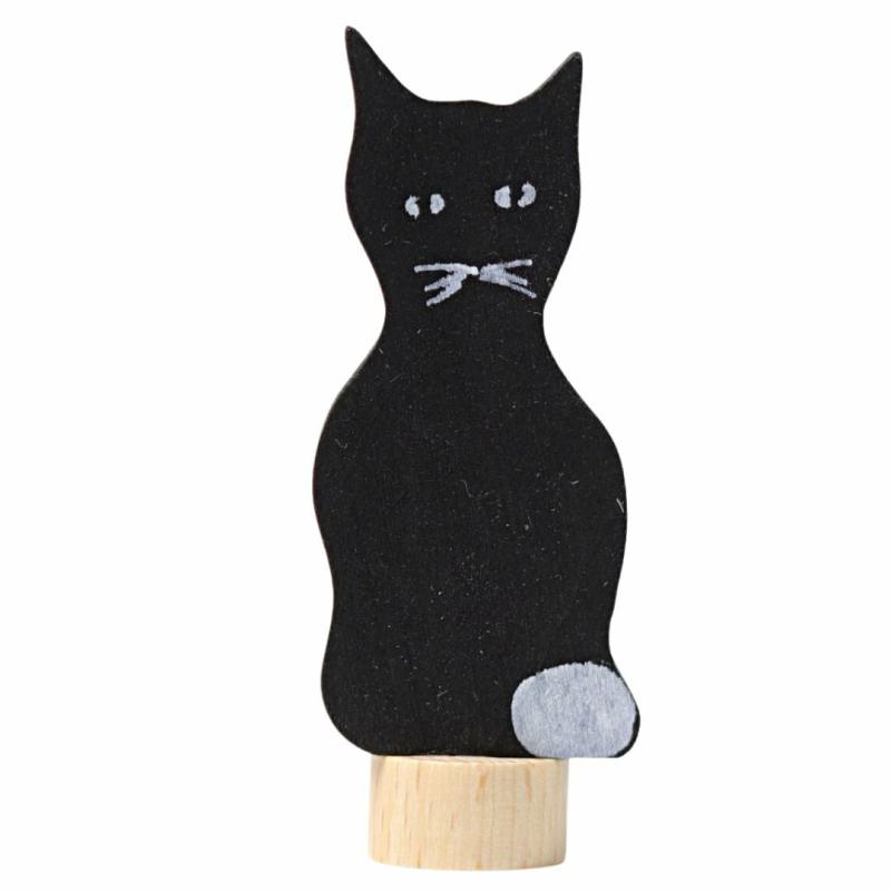 Black Cat Decorative Figure Waldorf Birthday