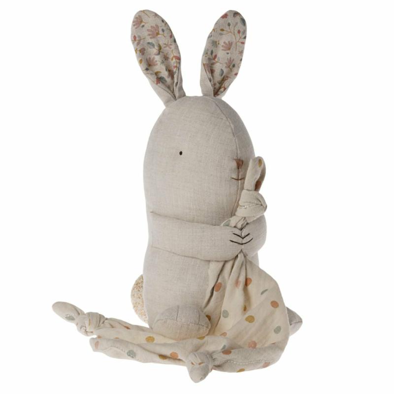 Bunny With Cuddle Cloth And Music Box – Natural Dolls & Dollhouses