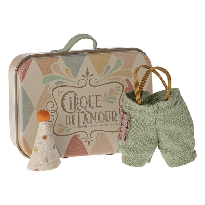 Clown Clothes In A Suitcase – Little Brother Mouse Dollhouse Furniture & Accessories