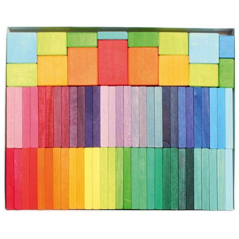 Color Chart Rally Wooden Blocks Set Blocks & Building