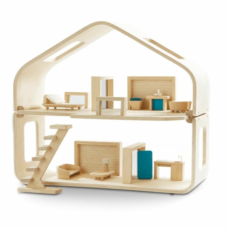 Contemporary Wooden Dollhouse Dollhouses