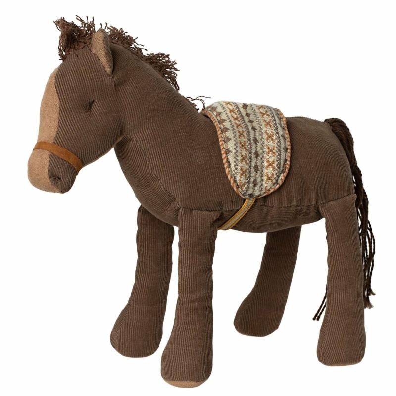 Corduroy Pony With Saddle Dolls & Dollhouses