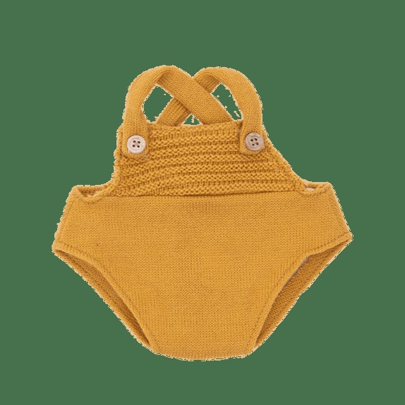 Dinkum Doll Romper In Mustard Dolls & Dollhouses