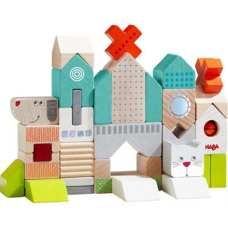 Dog & Cat Wooden Building Blocks Blocks & Building