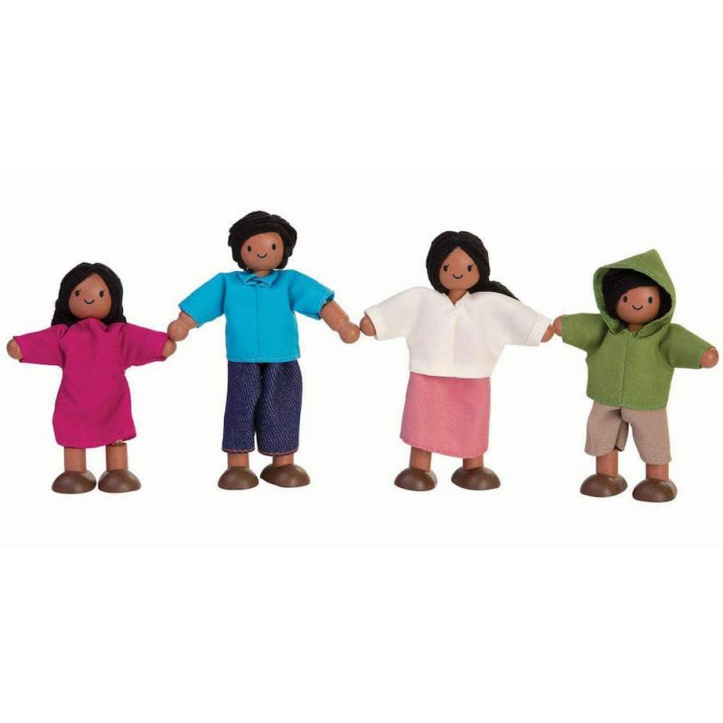 Dollhouse Family Dolls- Hispanic Dollhouse Dolls