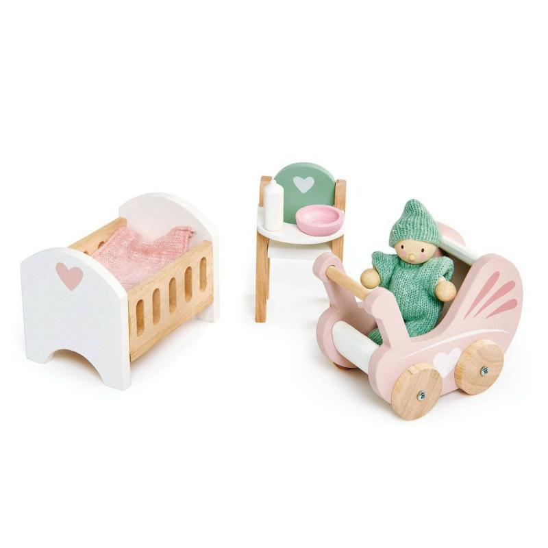 Dollhouse Nursery Set Dollhouse Furniture & Accessories