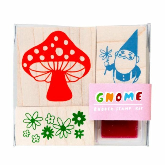 Gnome And Mushroom Stamp Kit Fairies & Gnomes