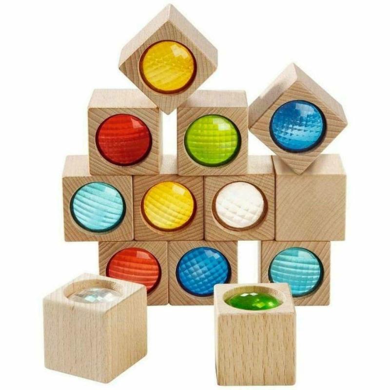 Kaleidoscopic Colored Prism Wooden Building Blocks Blocks & Building