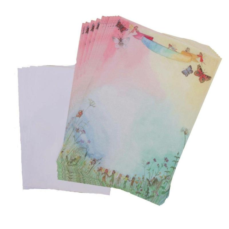 Kids Stationery Set – Spring Notepaper Fairies & Gnomes