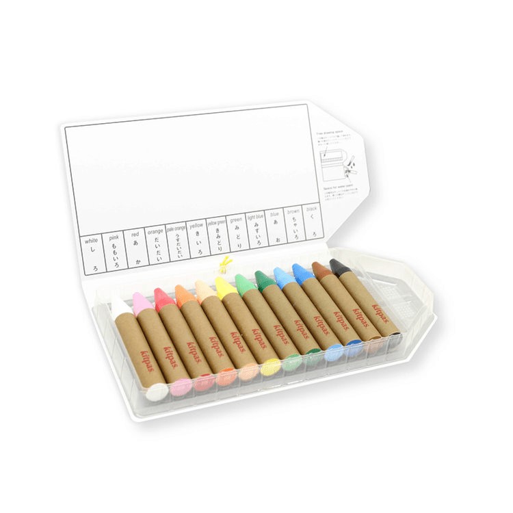 Kitpas Large Window Art Crayons – 12 Colors Waldorf Birthday