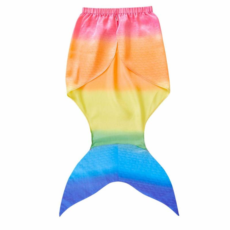 Large Rainbow Silk Mermaid Tail Dress-Ups & Costumes