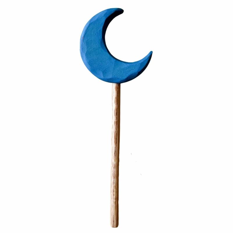 Light Blue Wooden Moon Wand Dress-Ups & Costumes