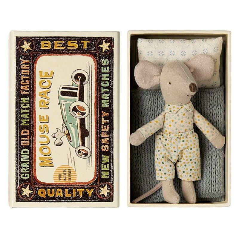 Little Brother Mouse In A Matchbox Dollhouse Animals