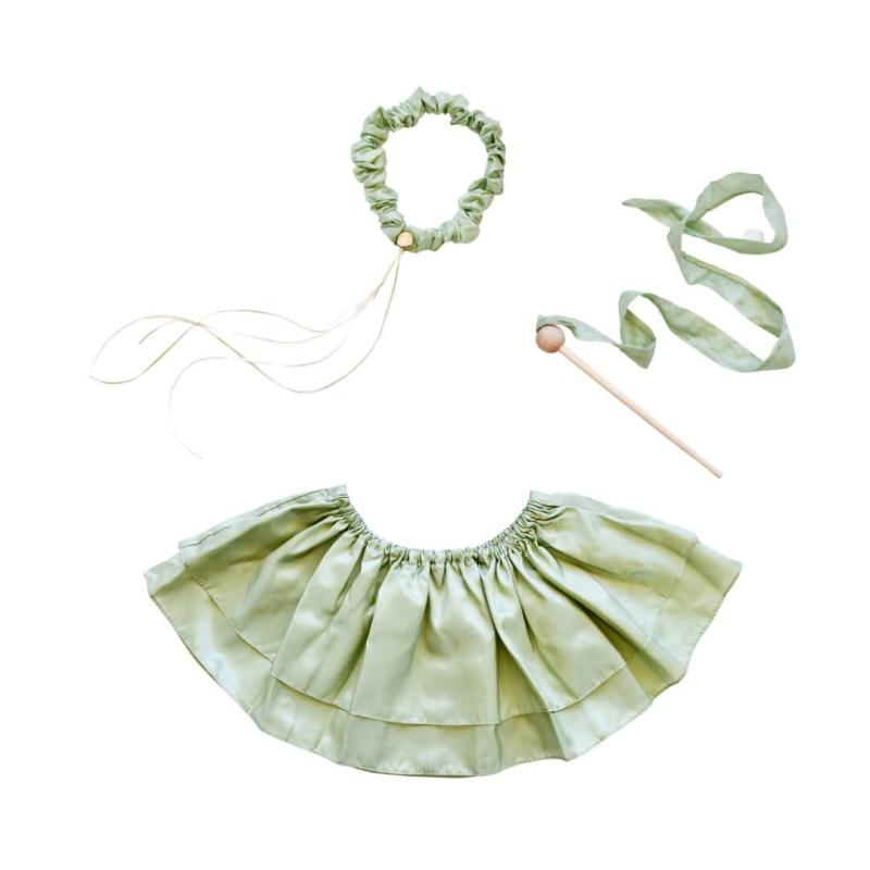 Moss Agate Fairy Silk Dress Up Set Dress-Ups & Costumes