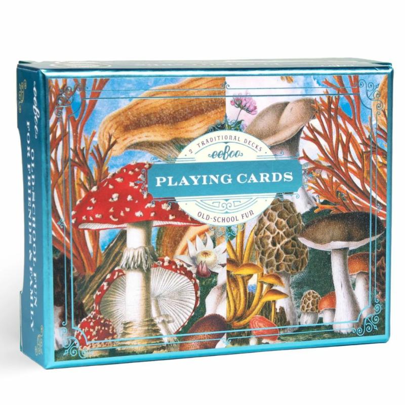 Mushroom Playing Card Gift Box Set Games