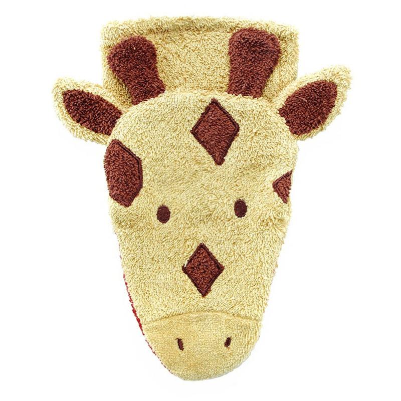 Organic Giraffe Washcloth Hand Puppet Waldorf Essentials