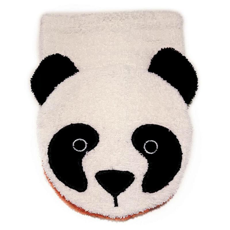 Organic Panda Bear Washcloth Hand Puppet Waldorf Essentials