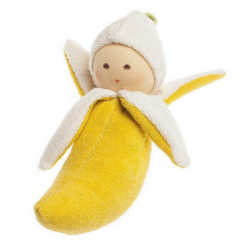 Organic Rattle Doll – Banana Waldorf Dolls