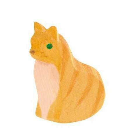 Ostheimer Cat, Orange Sitting Summer Nature Table