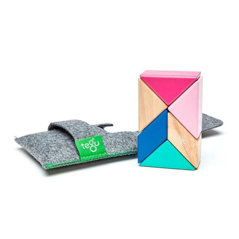 Pocket Pouch Prism Wooden Magnetic Blocks – Blossom Blocks & Building