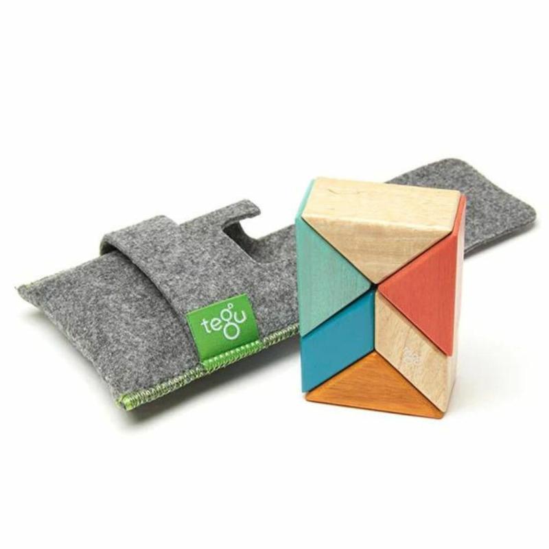 Pocket Pouch Prism Wooden Magnetic Blocks – Sunset Blocks & Building