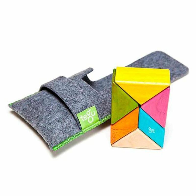 Pocket Pouch Prism Wooden Magnetic Blocks – Tints Blocks & Building