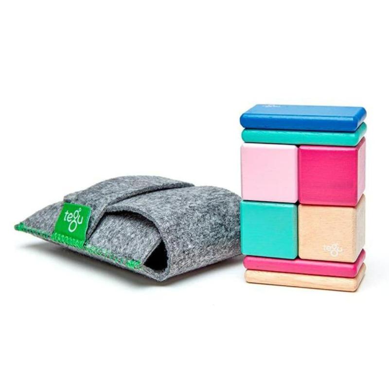 Pocket Pouch Wooden Magnetic Blocks – Blossom Blocks & Building