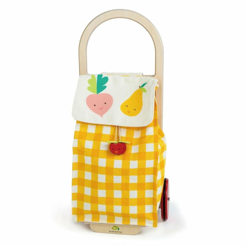 Pull Along Shopping Trolley Kitchen & House Play