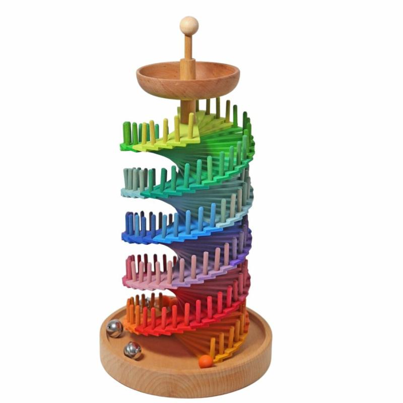 Rainbow Musical Ball Run Assembly Set Blocks & Building