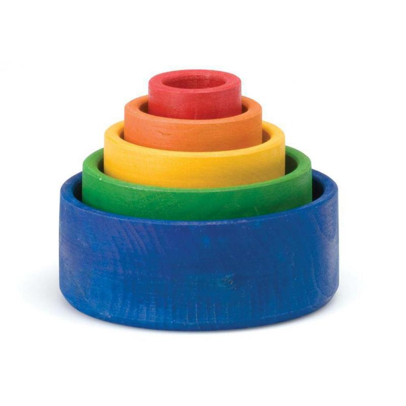 Rainbow Nesting Bowls Blocks & Building