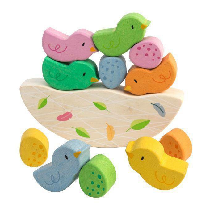 Rocking Baby Birds Pretend Play