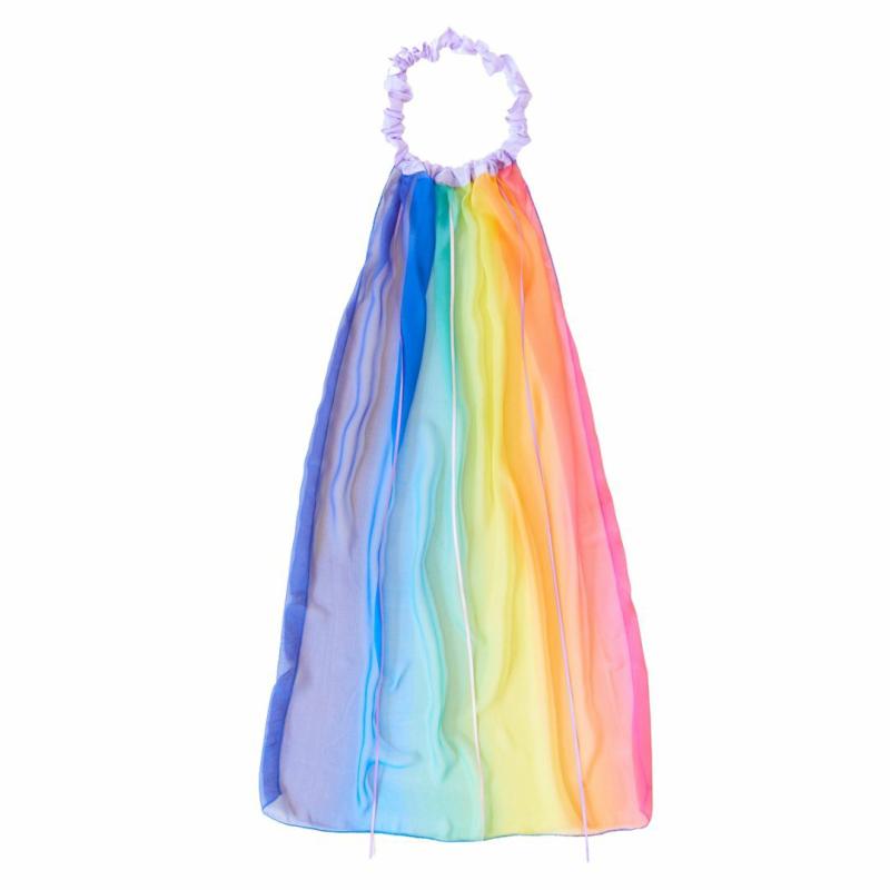 Silk Rainbow Veil Fairies & Gnomes