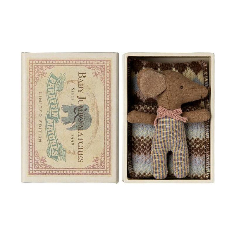 Sleepy Wakey Baby Mouse In A Matchbox – Rose Pretend Play