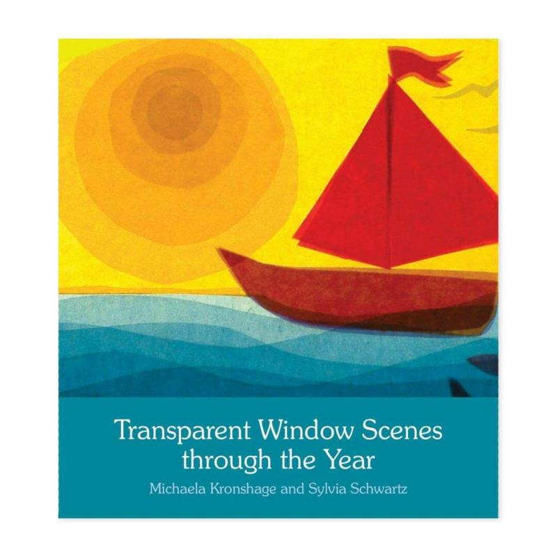 Transparent Window Scenes Book With Window Star Paper Set Summer Nature Table