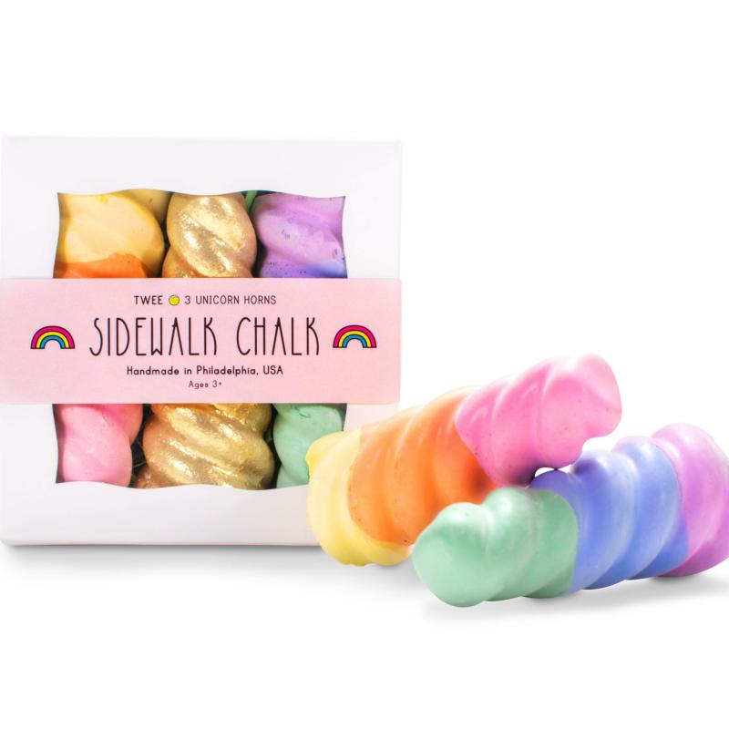 Unicorn Horn Sidewalk Chalk – Pastel Active Play