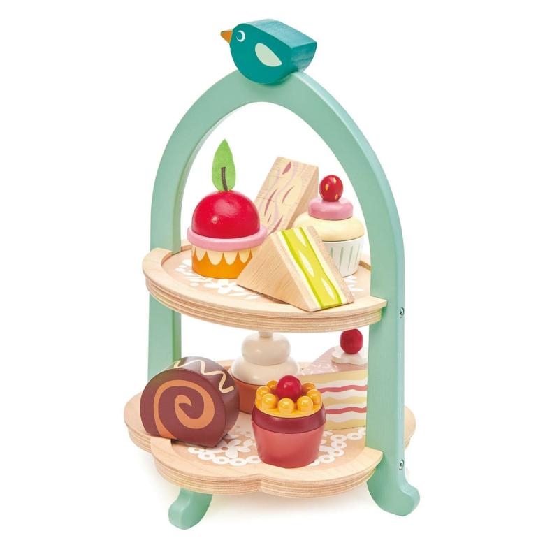 Wooden Afternoon Tea Stand Kitchen & House Play