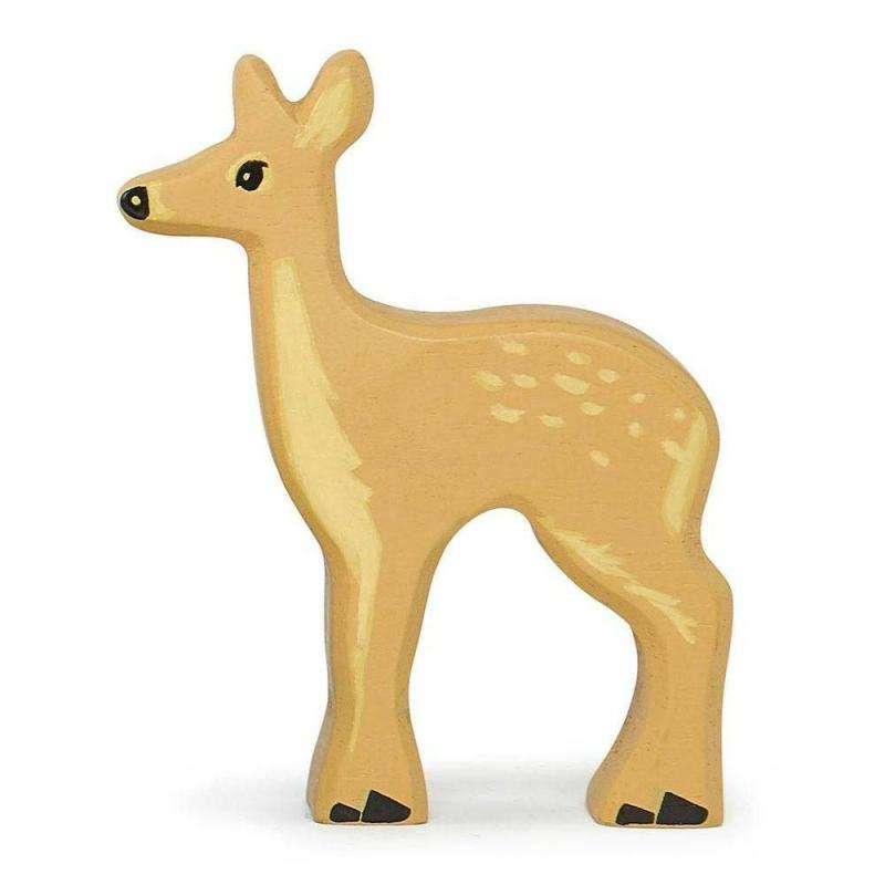 Wooden Deer Pretend Play