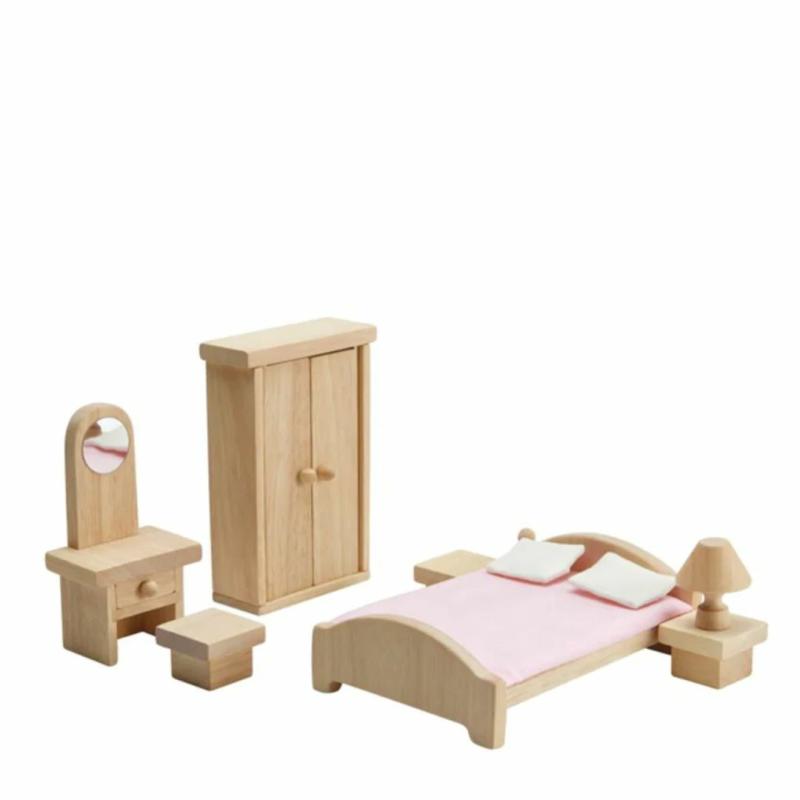 Wooden Dollhouse Furniture – Classic Bedroom Dollhouse Furniture & Accessories