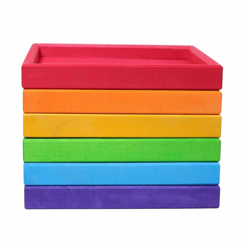 Wooden Rainbow Frames Blocks & Building