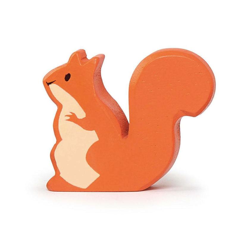 Wooden Red Squirrel Pretend Play