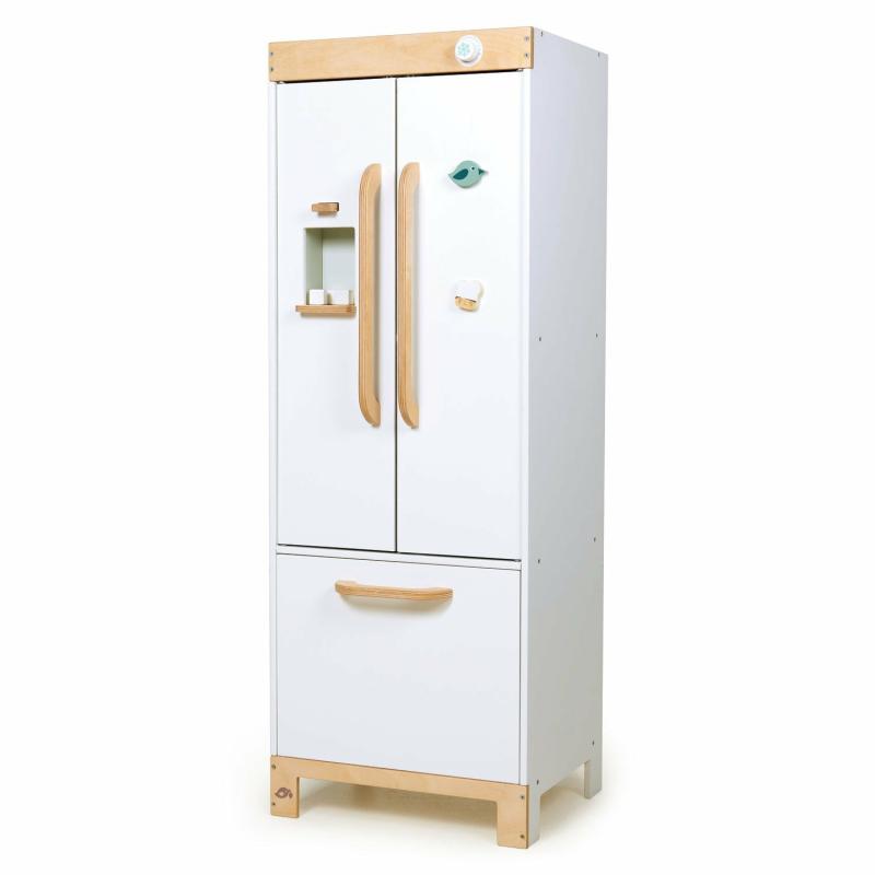 Wooden Refrigerator And Food Set Kitchen & House Play