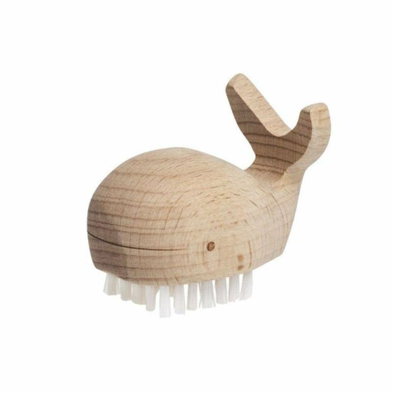 Wooden Whale Nail Brush Waldorf Essentials