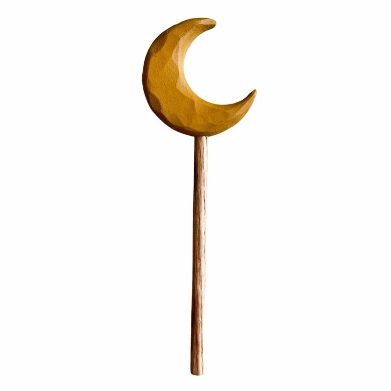 Yellow Wooden Moon Wand Dress-Ups & Costumes