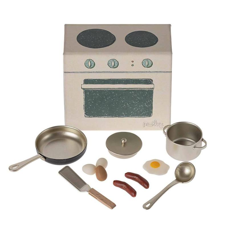 Miniature Dollhouse Stove And Cooking Set – 2024 Edition Dolls & Dollhouses