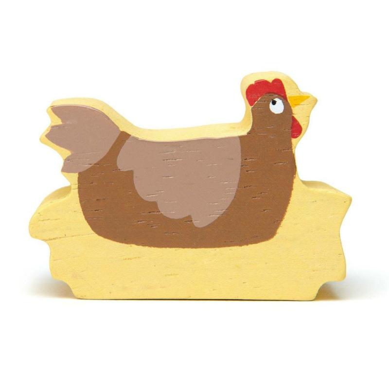 Wooden Chicken Pretend Play